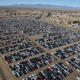 Reacquired Volkswagen and Audi diesel cars sit near Victorville, Calif.